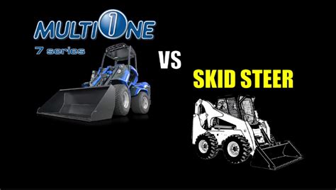 multione vs skid steer|MultiOne mini loader 1 Series vs SkidSteer .